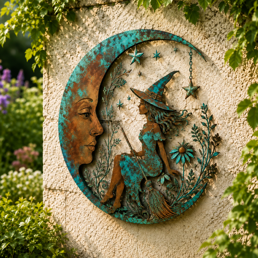 Dragonfly Moon Wall Decor