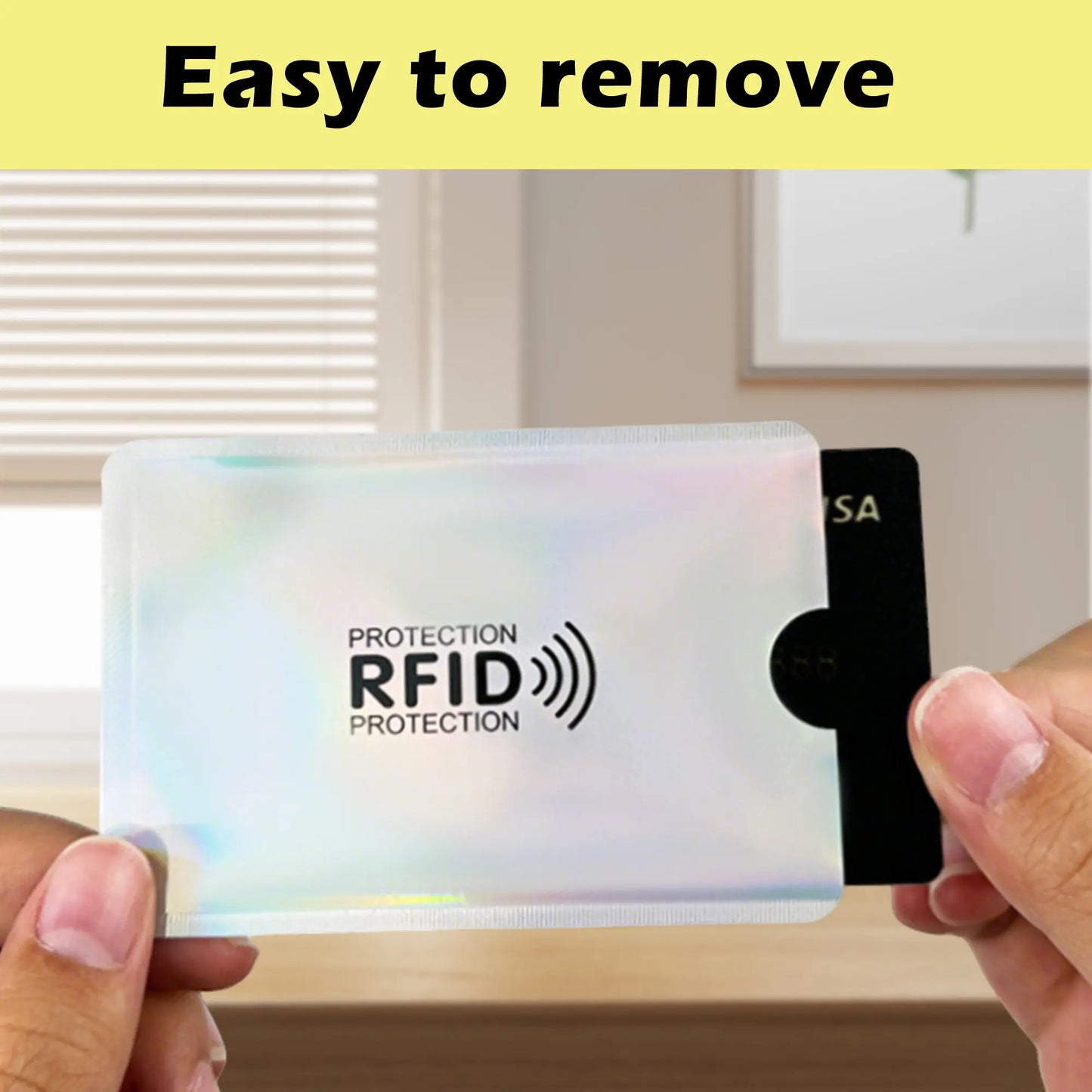 [8-Pack] RFID Blocking Sleeves: Slim & Lightweight Protection for Credit & ID Cards