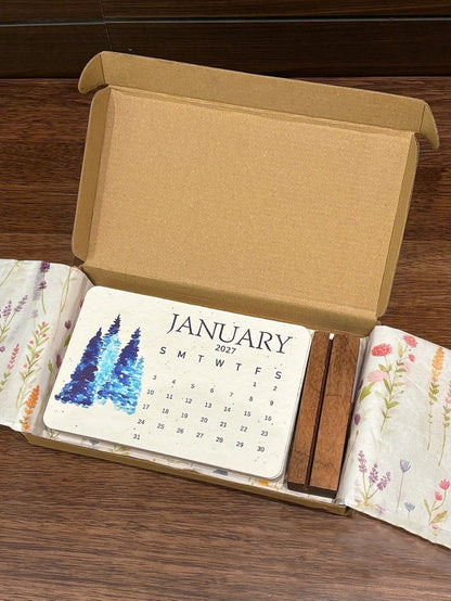 ✨🏆Early Holiday Sale 49% OFF🌱Eco-Friendly Plantable “Timeless” Seed Calendar 2027