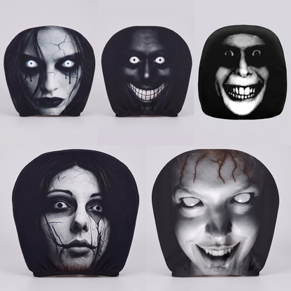Tyiiplus™ HauntedHead Phantom Headrest Covers