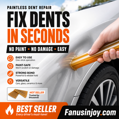 Paintless Dent Repair Glue Stick – Melt, stick, pull – dents disappear. Safe on paint, works on glass & DIY projects