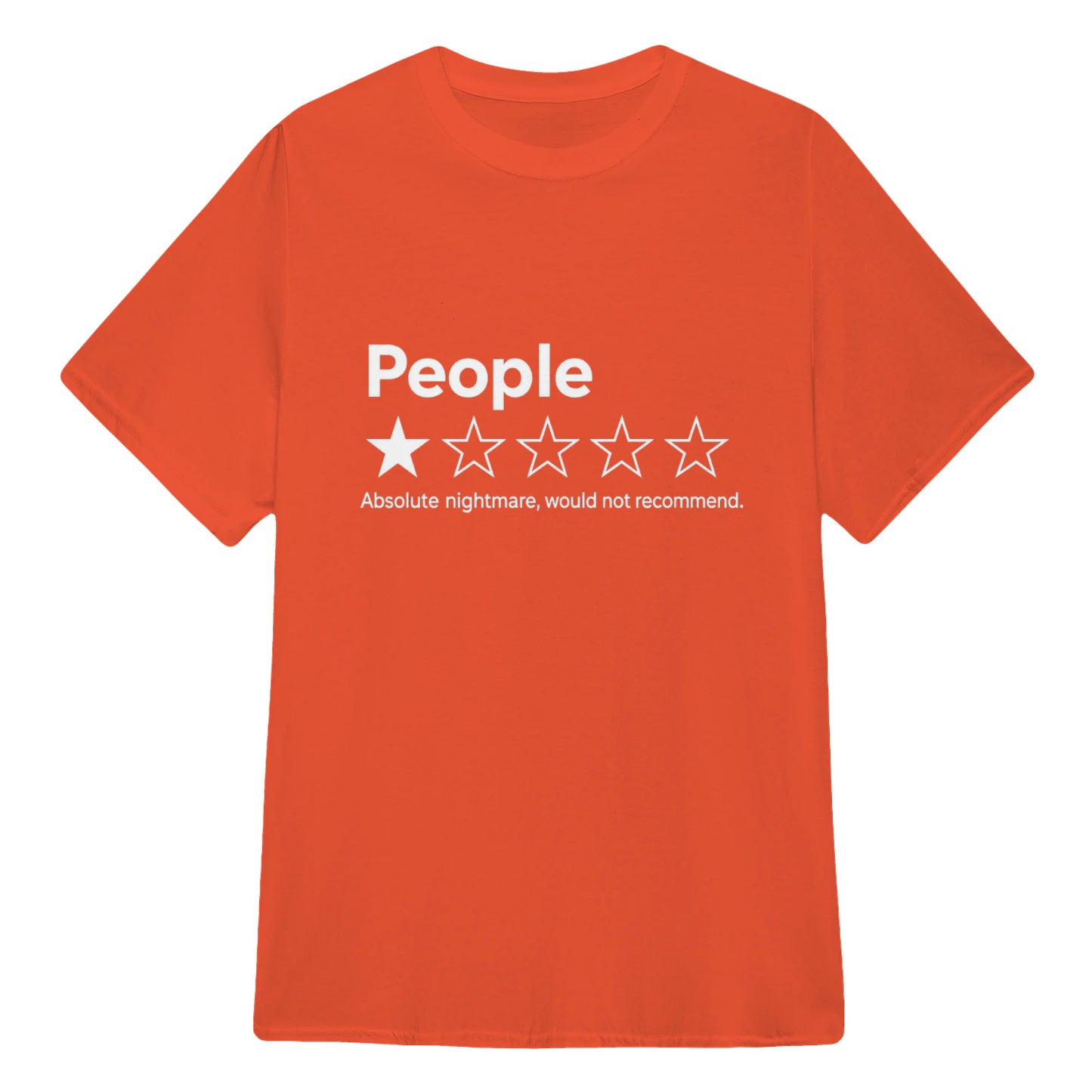 TYIIPLUS™ People ★☆☆☆☆ Funny Graphic T-Shirt | Premium 200G Heavyweight Cotton Unisex Tee