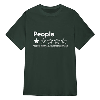 TYIIPLUS™ People ★☆☆☆☆ Funny Graphic T-Shirt | Premium 200G Heavyweight Cotton Unisex Tee