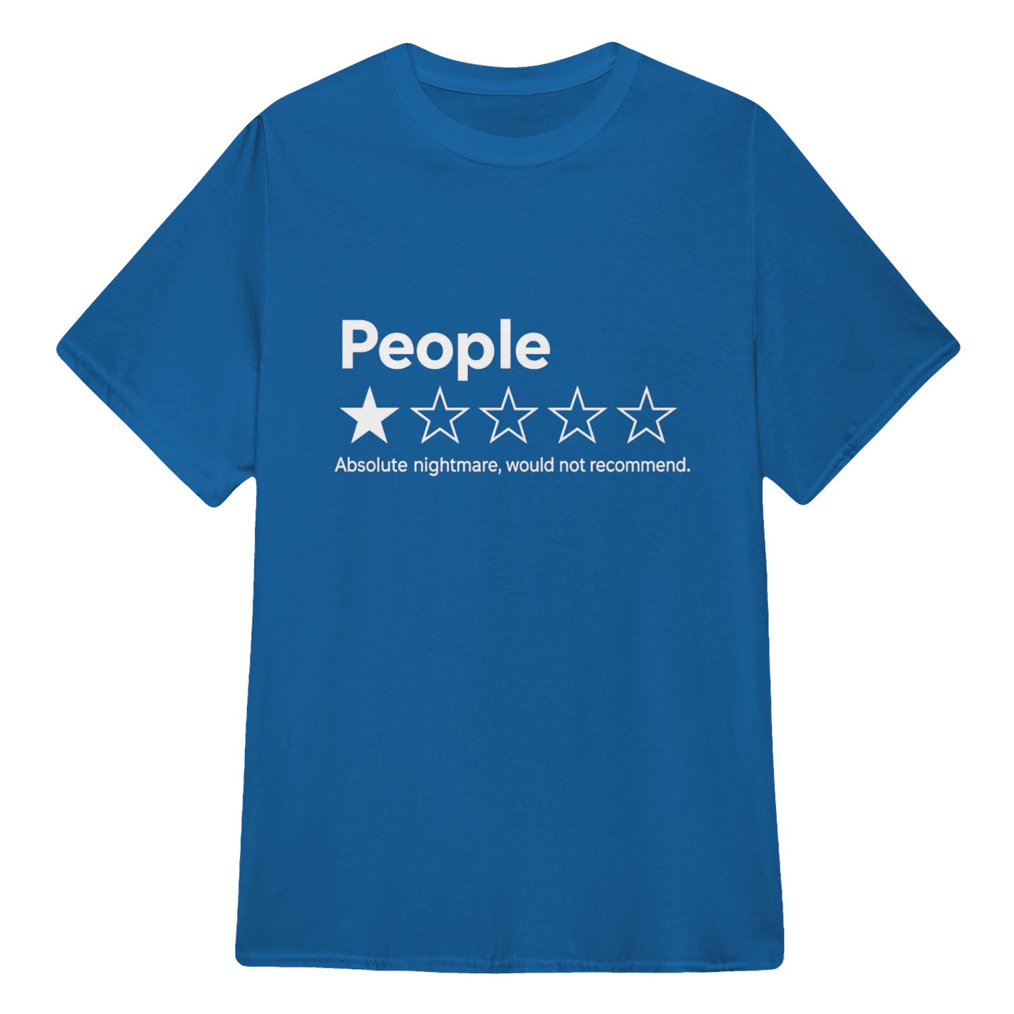 TYIIPLUS™ People ★☆☆☆☆ Funny Graphic T-Shirt | Premium 200G Heavyweight Cotton Unisex Tee