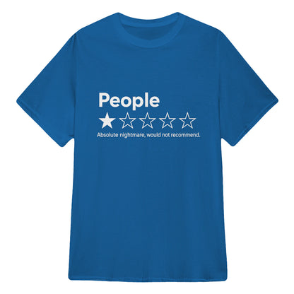 TYIIPLUS™ People ★☆☆☆☆ Funny Graphic T-Shirt | Premium 200G Heavyweight Cotton Unisex Tee