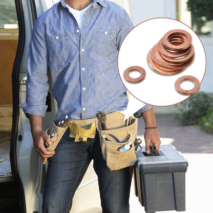 📀Copper Flat Washer Assortment Kit