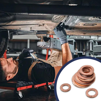 📀Copper Flat Washer Assortment Kit