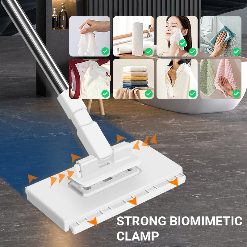 🔥This Week's Special Price:£12.99!! ‼️🧹Disposable Dust Mop with 4 Reusable Cloths✨Lightweight Floor Dusting Mop For Hardwood Tile Floors