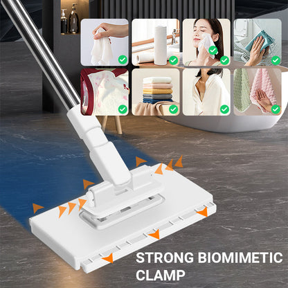 🔥This Week's Special Price:£12.99!! ‼️🧹Disposable Dust Mop with 4 Reusable Cloths✨Lightweight Floor Dusting Mop For Hardwood Tile Floors