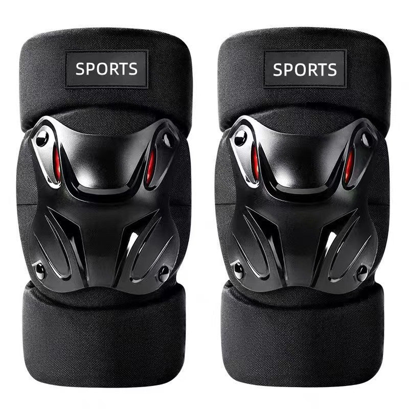 🏍️ Motorcycle Protective Gear Set – Hard Shell Knee & Elbow Guards with Adjustable Fit