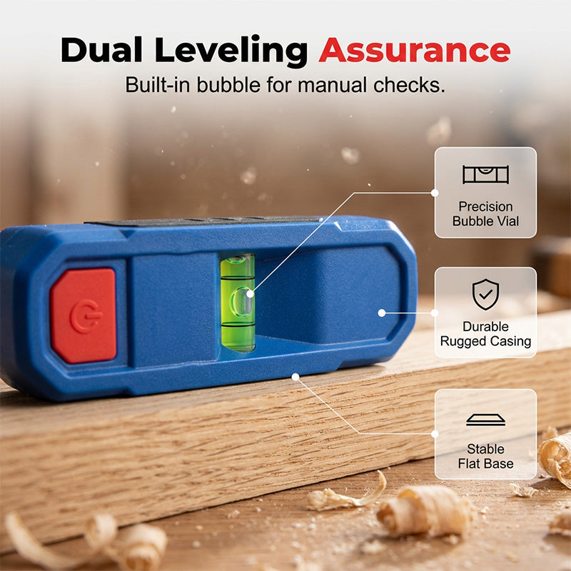 🔧 Magnetic Stud Finder with Laser-Mark