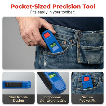🔧 Magnetic Stud Finder with Laser-Mark