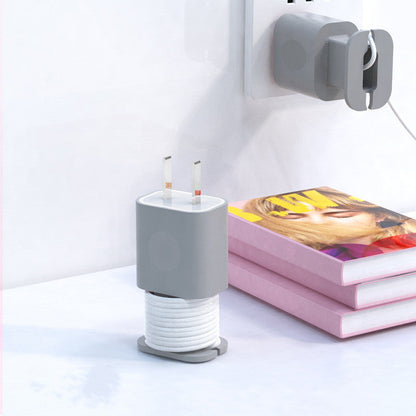 ⏳🔥LIMITED-TIME BUY 1 GET 1 FREE! ⏰2-in-1 Silicone Charger Protector – Guard Your Brick, Tame Your Cable – No More Messy Wires, No More Scuffed Chargers 🧼
