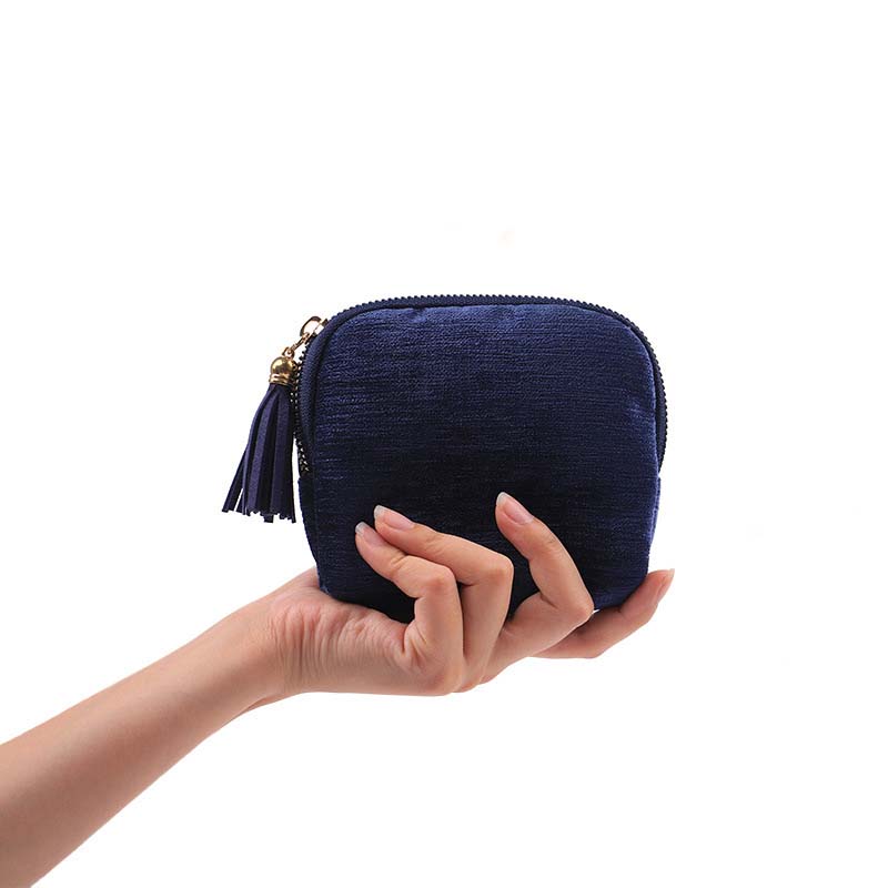 Mini Travel Jewellery Bag with Zip – Compact, Portable & Perfect for Rings, Earrings & Necklaces ✨