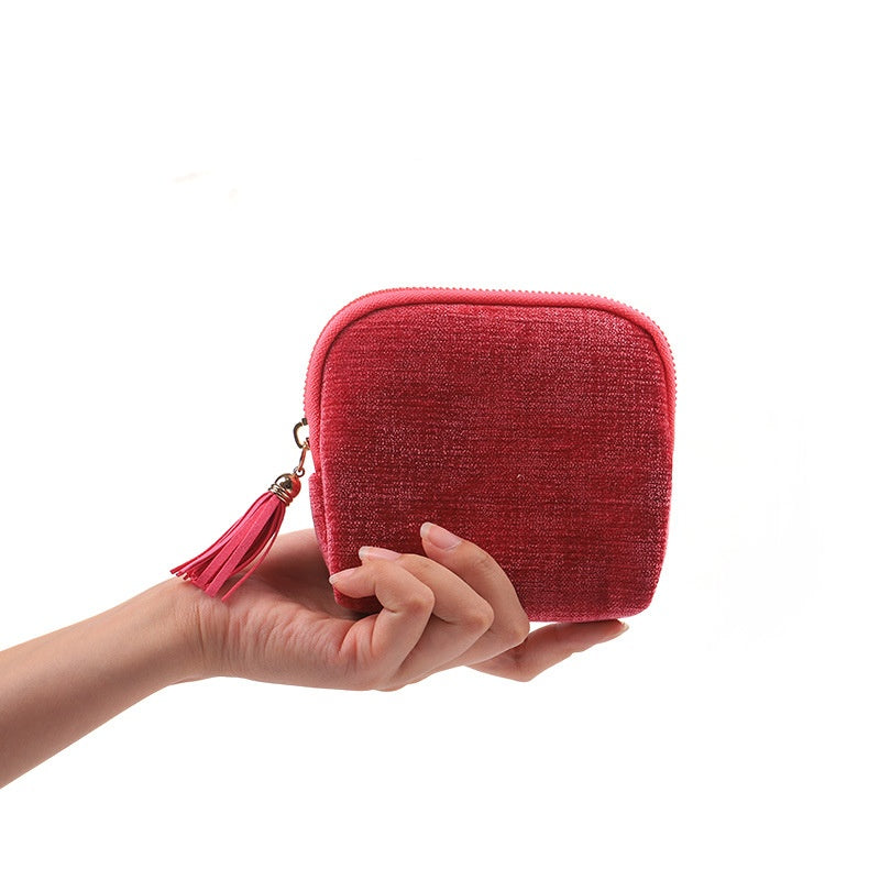 Mini Travel Jewellery Bag with Zip – Compact, Portable & Perfect for Rings, Earrings & Necklaces ✨