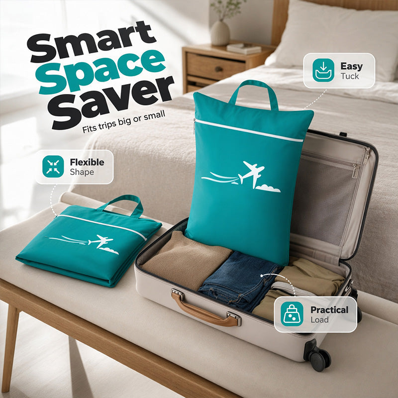 🧳Tyiiplus™ Large Waterproof Travel Laundry Bag - 2 Pack For Wet/Dry Separation 💧