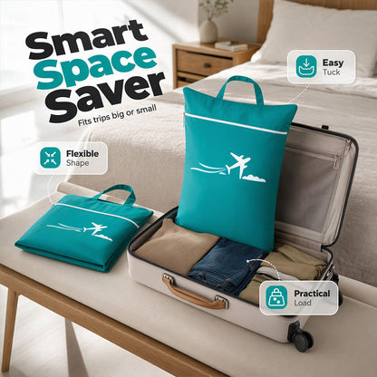 🧳Tyiiplus™ Large Waterproof Travel Laundry Bag - 2 Pack For Wet/Dry Separation 💧