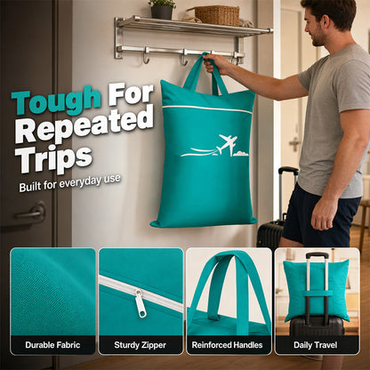 🧳Tyiiplus™ Large Waterproof Travel Laundry Bag - 2 Pack For Wet/Dry Separation 💧