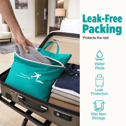 🧳Tyiiplus™ Large Waterproof Travel Laundry Bag - 2 Pack For Wet/Dry Separation 💧