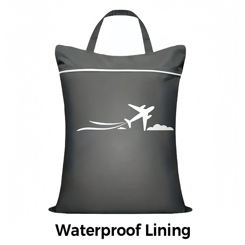 🧳Tyiiplus™ Large Waterproof Travel Laundry Bag - 2 Pack For Wet/Dry Separation 💧