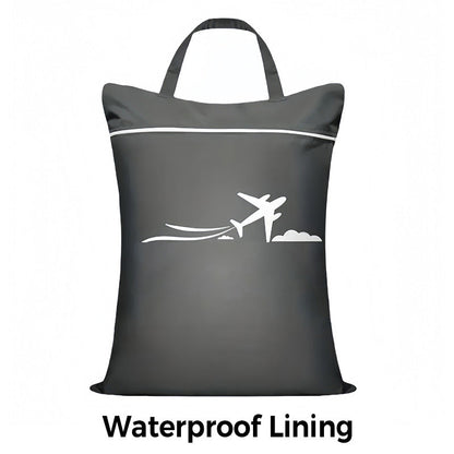🧳Tyiiplus™ Large Waterproof Travel Laundry Bag - 2 Pack For Wet/Dry Separation 💧