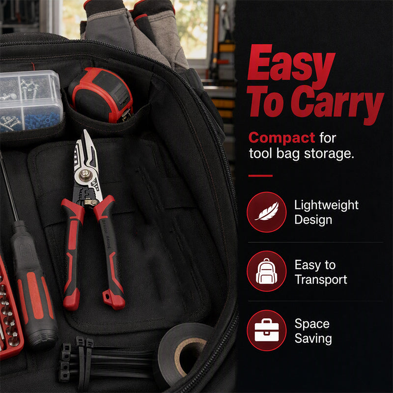 Heavy-Duty Tin Snips – CR-V Steel Metal Cutting Shears for DIY & Repairs