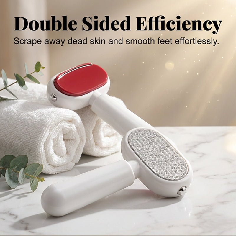 Double-Sided Foot Scraper – Easily Removes Calluses and Dead Skin ✨🦶