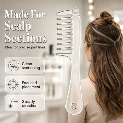 Scalp Applicator Comb Tool for Hair