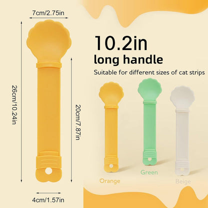 🐱 3-Pack Cat Feeder Spoon – One-Hand Squeeze Feeding Tool