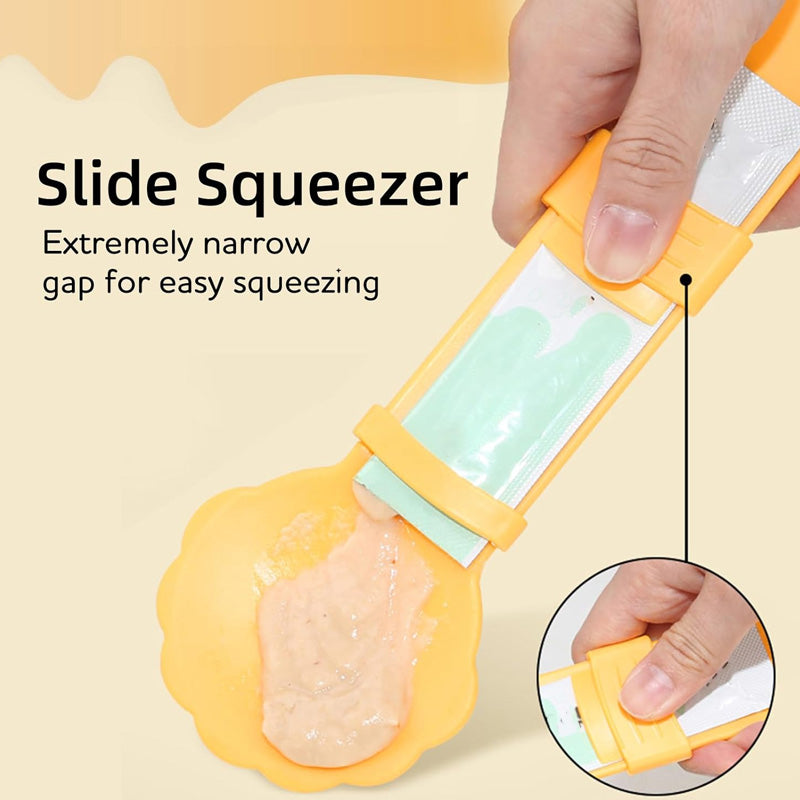 🐱 3-Pack Cat Feeder Spoon – One-Hand Squeeze Feeding Tool