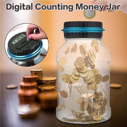 Digital Coin Bank with Automatic Counting