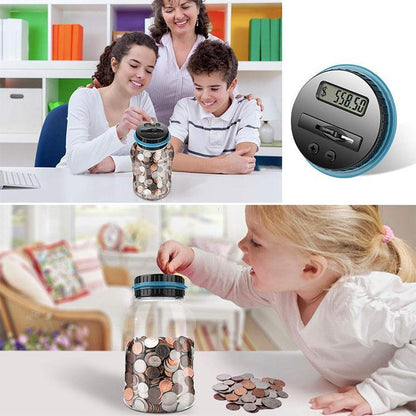 Digital Coin Bank with Automatic Counting