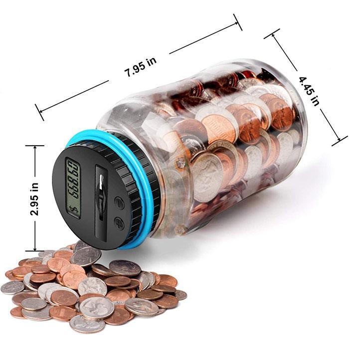 Digital Coin Bank with Automatic Counting
