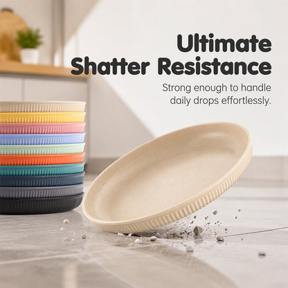 Tyiiplus™ Unbreakable Wheat Straw Dinner Plates