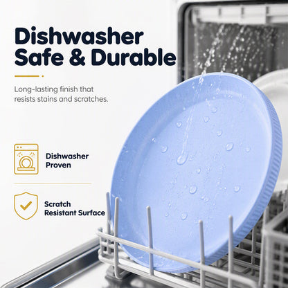 Tyiiplus™ Unbreakable Wheat Straw Dinner Plates