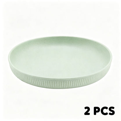 Tyiiplus™ Unbreakable Wheat Straw Dinner Plates