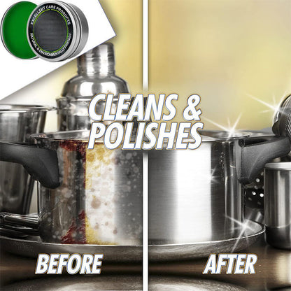 All-Purpose Metal Polish Paste – Restores Mirror Shine on Stainless Steel, Chrome & More (Eco-Friendly, Removes Tarnish)