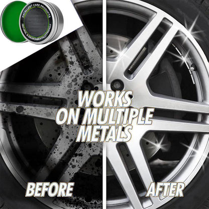 All-Purpose Metal Polish Paste – Restores Mirror Shine on Stainless Steel, Chrome & More (Eco-Friendly, Removes Tarnish)