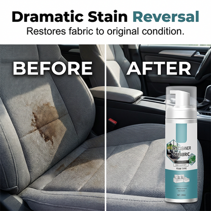 🧼 Lift Stains Instantly! No-Rinse Quick-Dry Fabric Foam Cleaner‑Portable Upholstery Stain Remover for Sofa, Carpet & Fabric Cushions