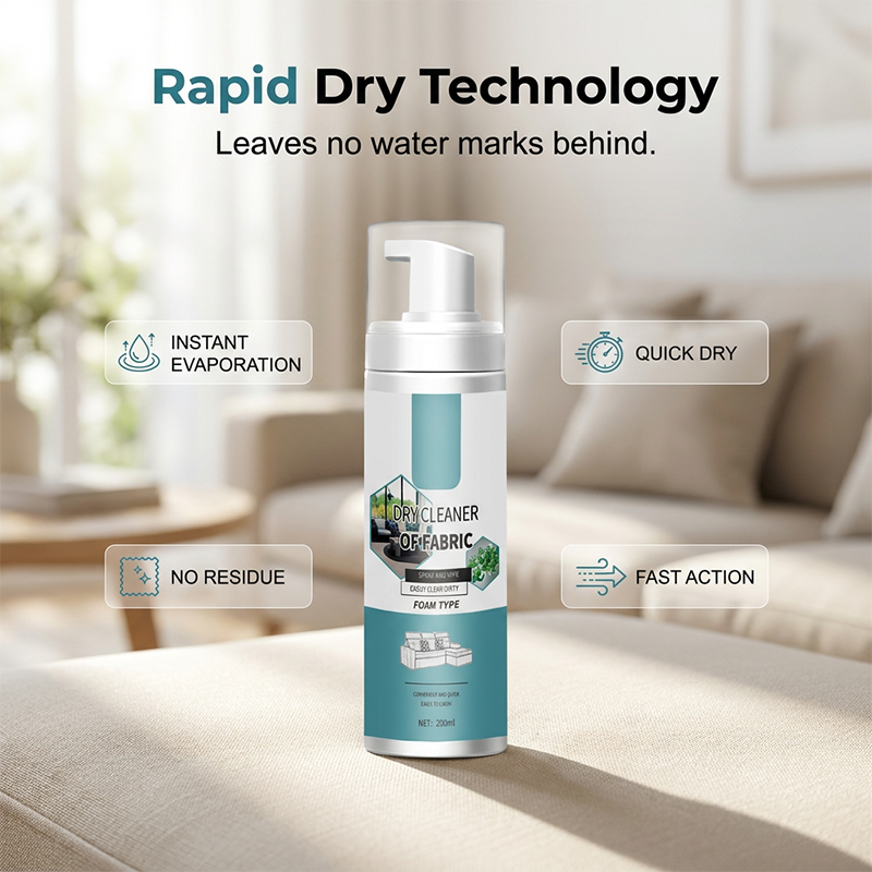 🧼 Lift Stains Instantly! No-Rinse Quick-Dry Fabric Foam Cleaner‑Portable Upholstery Stain Remover for Sofa, Carpet & Fabric Cushions
