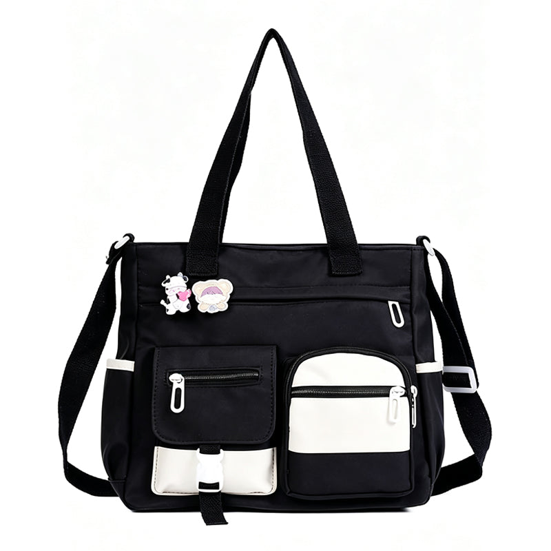 Tyiiplus™ Vintage Large Capacity Multi-Pocket Canvas Tote Bag