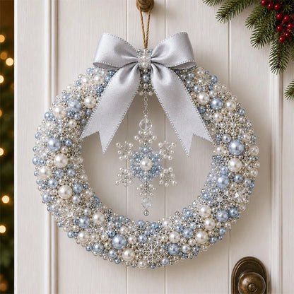 DIY Christmas Pearl Beaded Wreath Kit