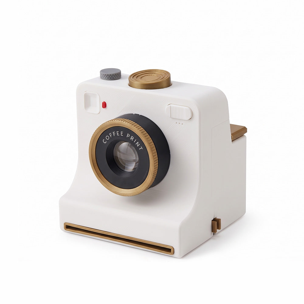 TYII™☕📸 3D Printed One-Touch Latte Art Camera – Coffee Stencil Printer